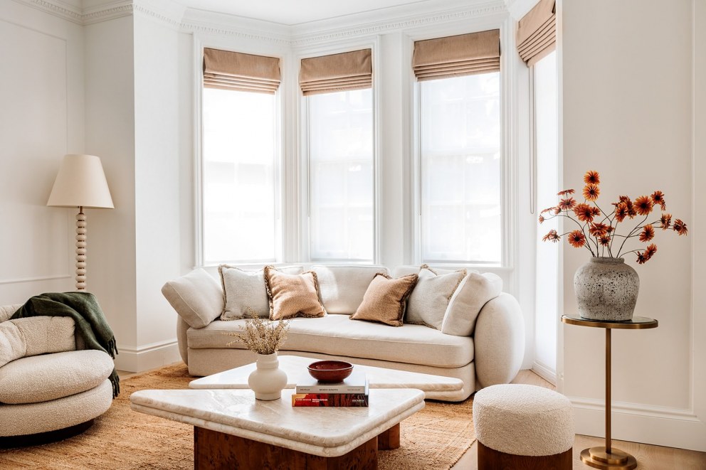 Earl's Court Apartment Renovation | Neutral Living Room | Interior Designers